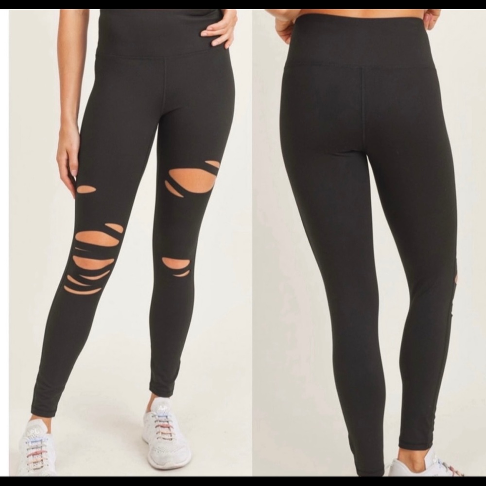 NWT- Laser Cut Leggings